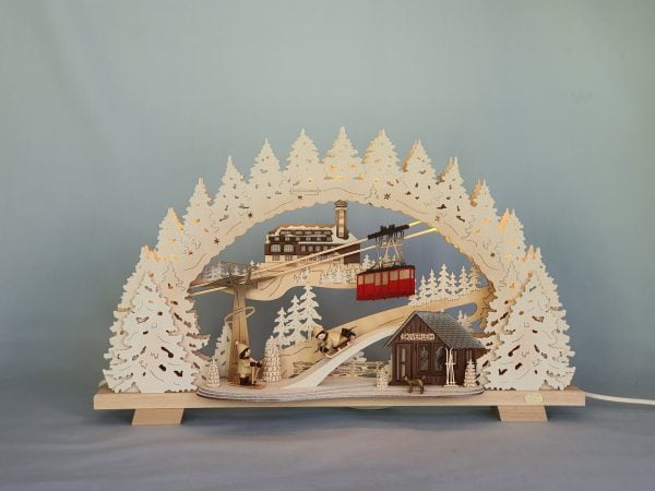 Tietze Mehrschichtschwibbogen Fichtelberg verschneit klein