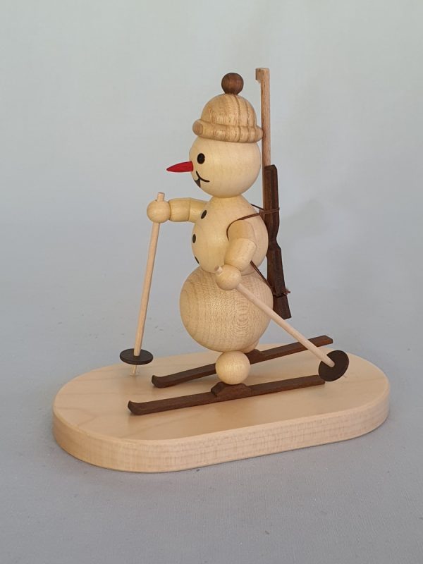 Wagner Schneemann Biathlon stehend