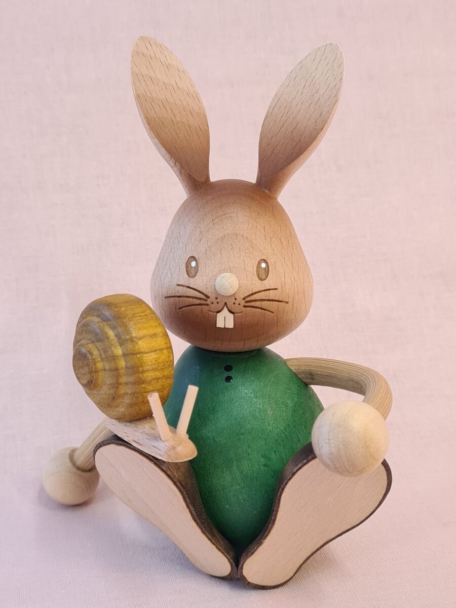 Kuhnert Stupsi Hase mit Schnecke